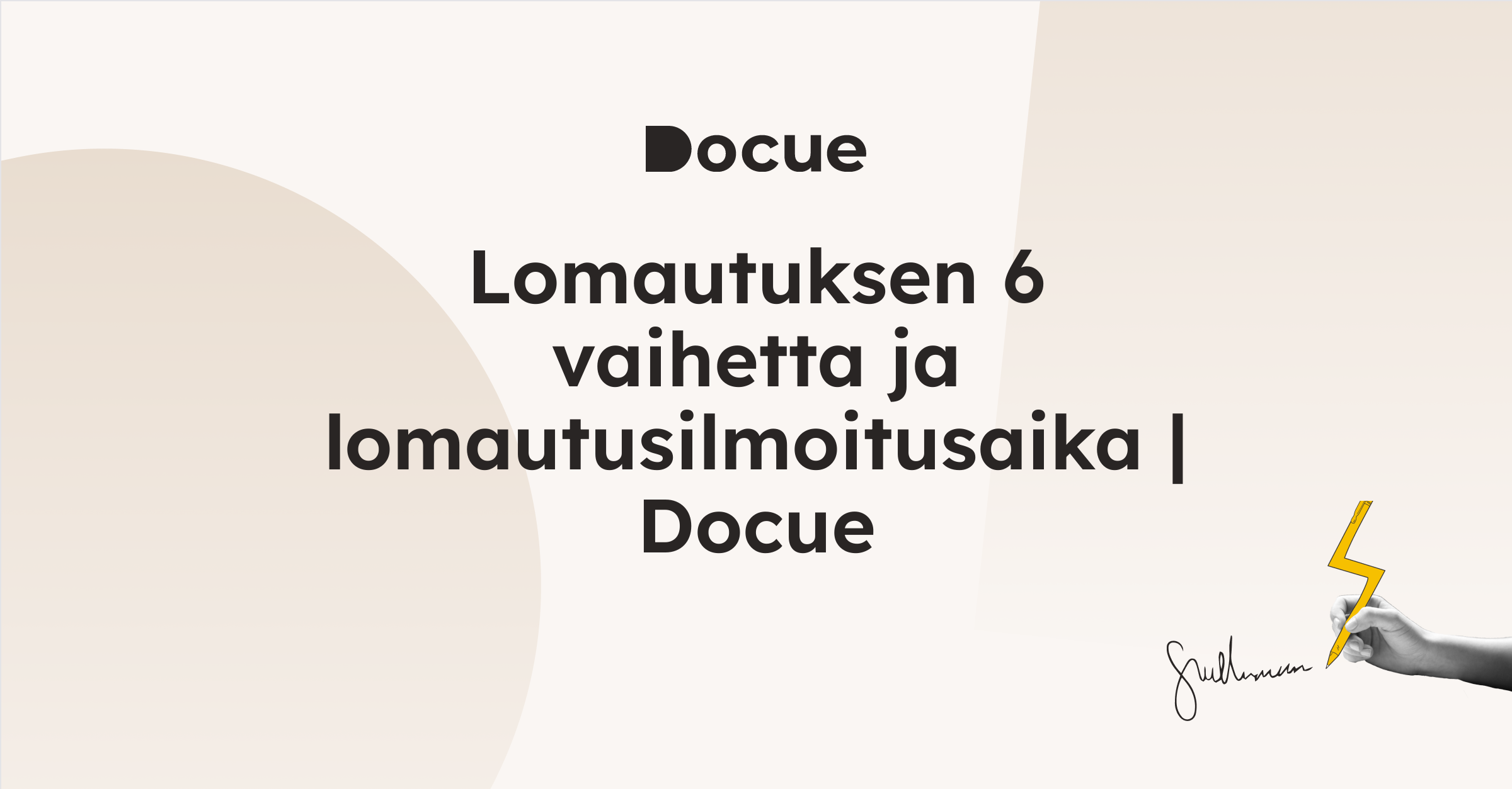 Lomautuksen 6 vaihetta ja lomautusilmoitusaika | Docue